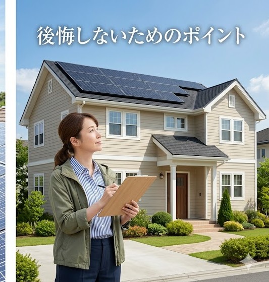 太陽光発電で後悔しないためのチェックポイント