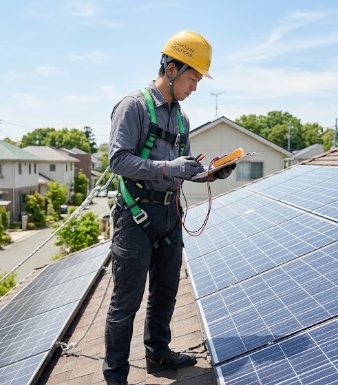 太陽光パネルの点検・メンテナンス