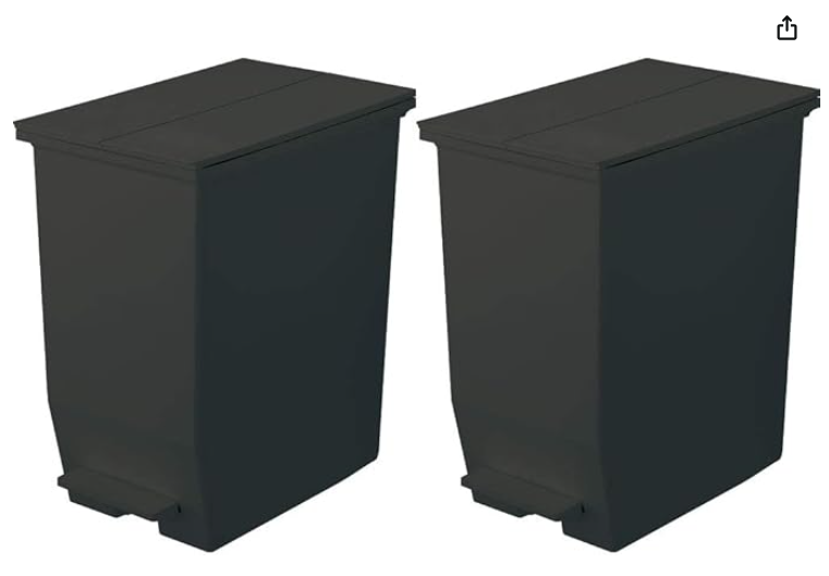 ペダルオープン式ゴミ箱 45L×2個セット