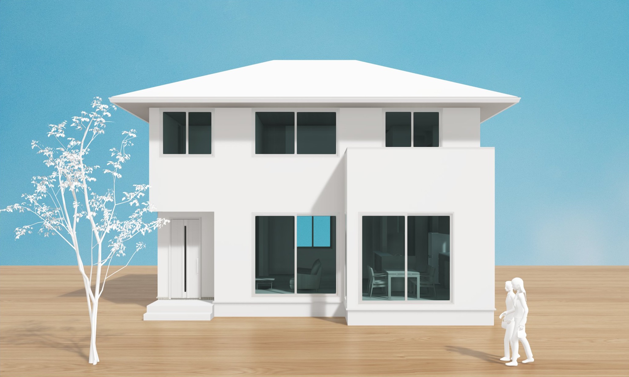 住友林業Forest Selection No.2056の外観パース