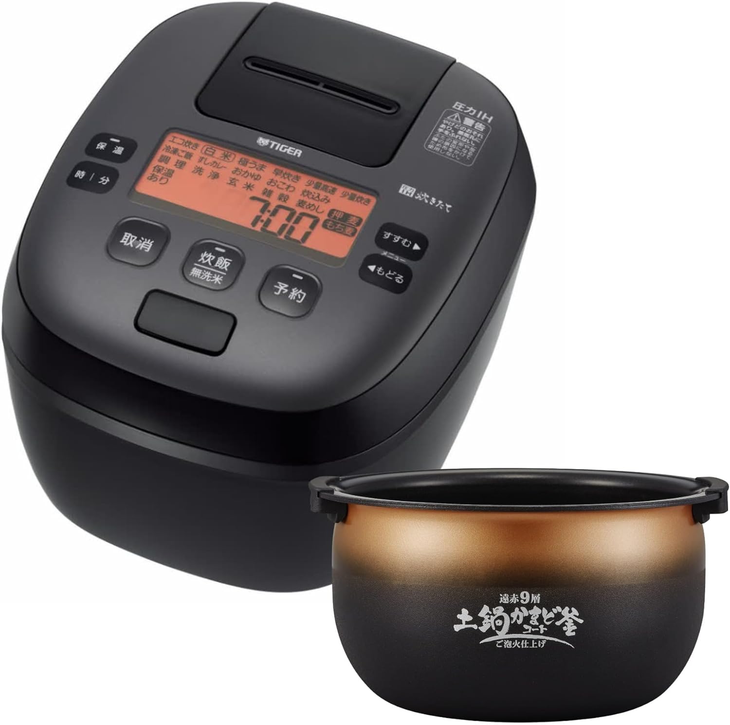 タイガー JPI-S10NK ご泡火炊き ブラック